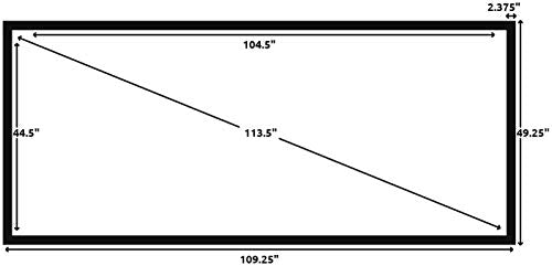 Fixed Frame 4K & 8K Home Theater Projection Screen