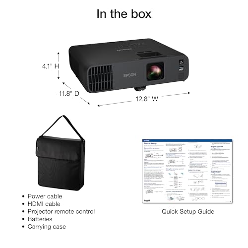 1080P Wireless Laser Projector with 4600 Lumens
