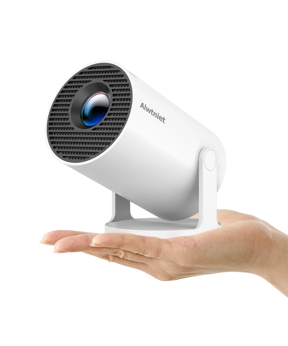 Portable Smart Projector with Android 14 & 4K Support