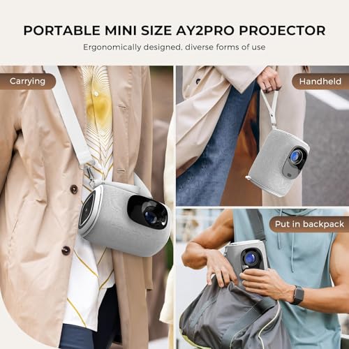 Portable WiFi Projector with Electric Focus & Keystone