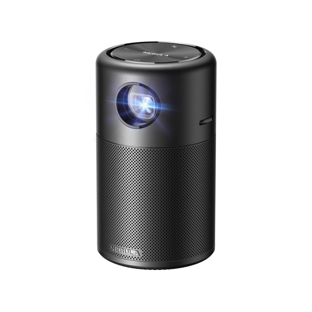 Portable Mini Projector with 360° Surround Sound