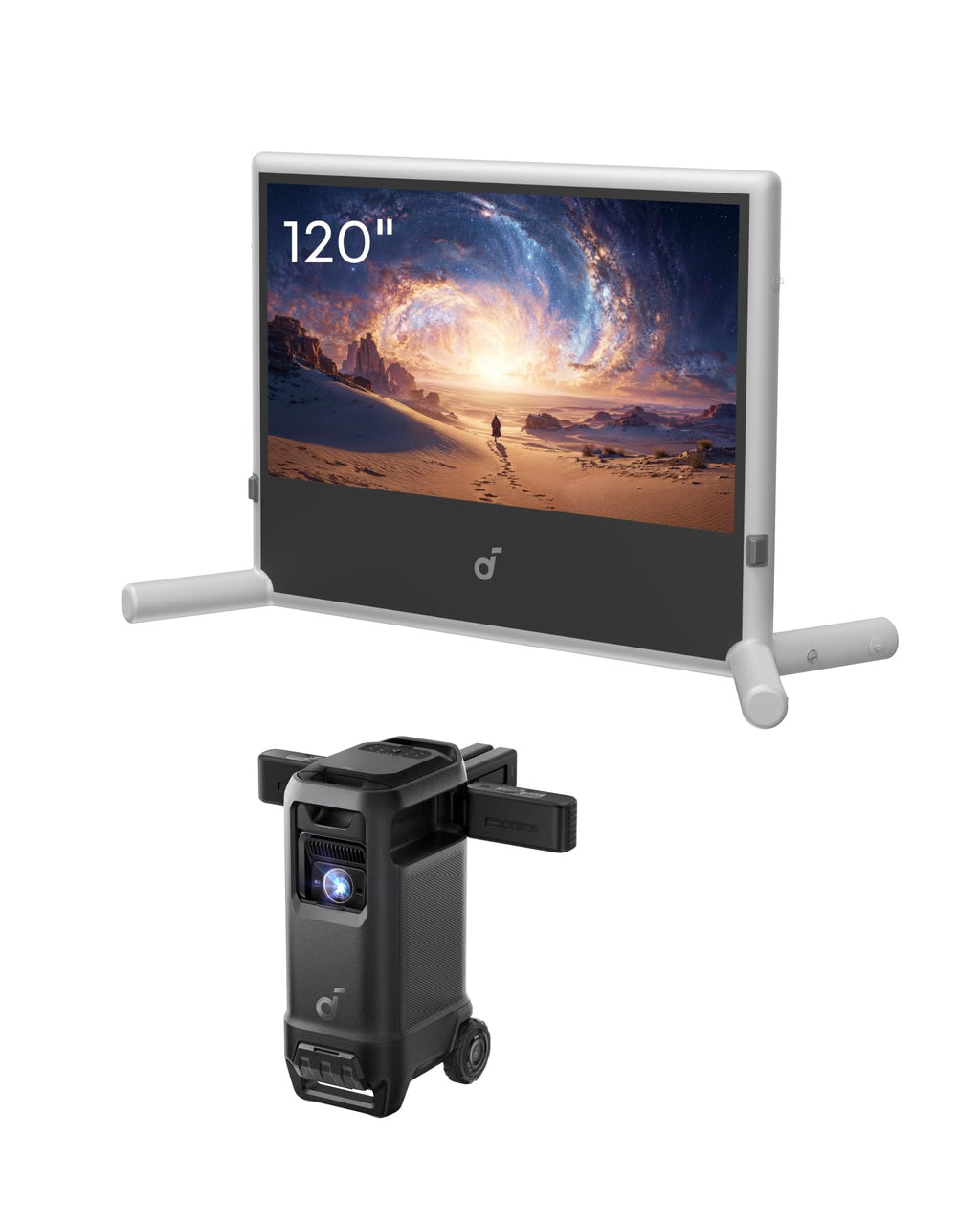 Portable 4K Smart Laser Projector with Triple Laser