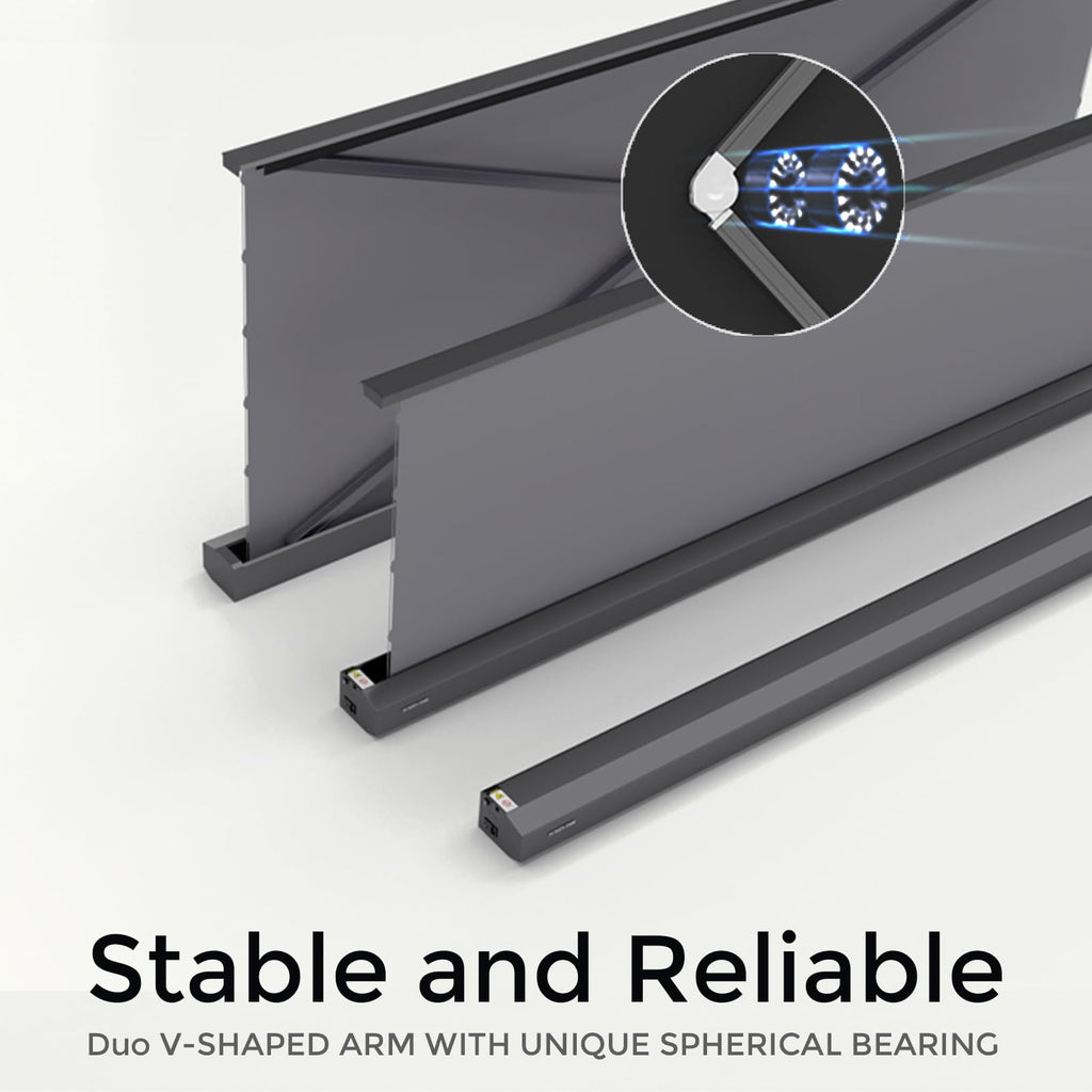 Motorized Floor Rising ALR Projector Screen for 4K