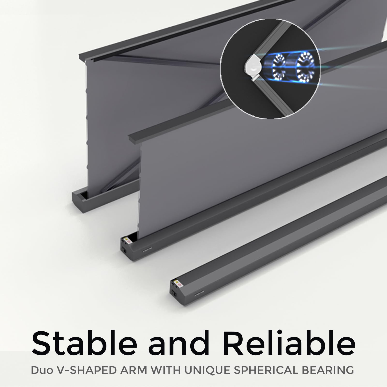 Motorized Floor Rising ALR Projector Screen for 4K