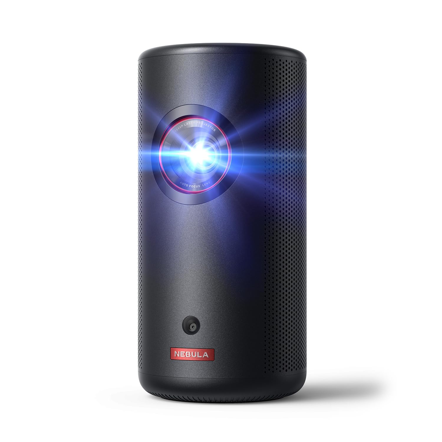 Portable Mini Projector with 360° Surround Sound