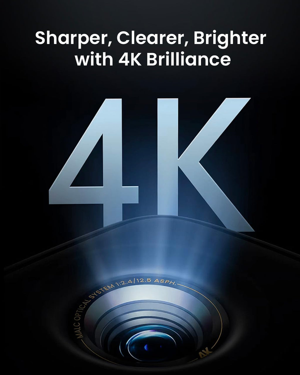 4K Triple Laser Smart Projector with Dolby Audio