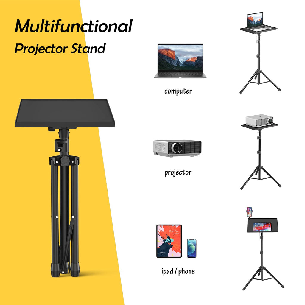 Adjustable Projector Tripod Stand for Indoor & Outdoor Use