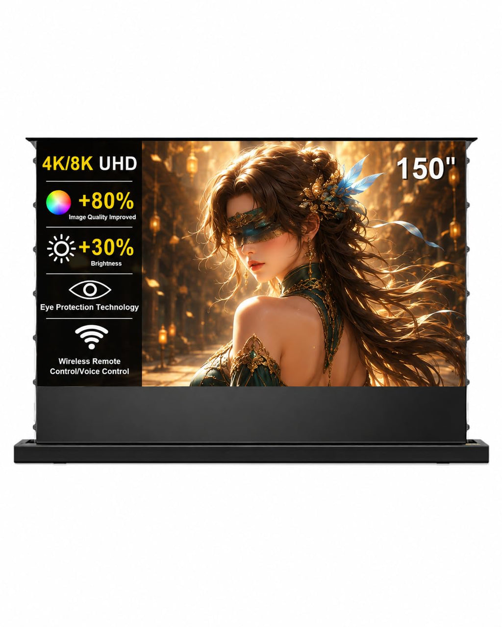 IN&VI Motorized Floor Rising Projector Screen