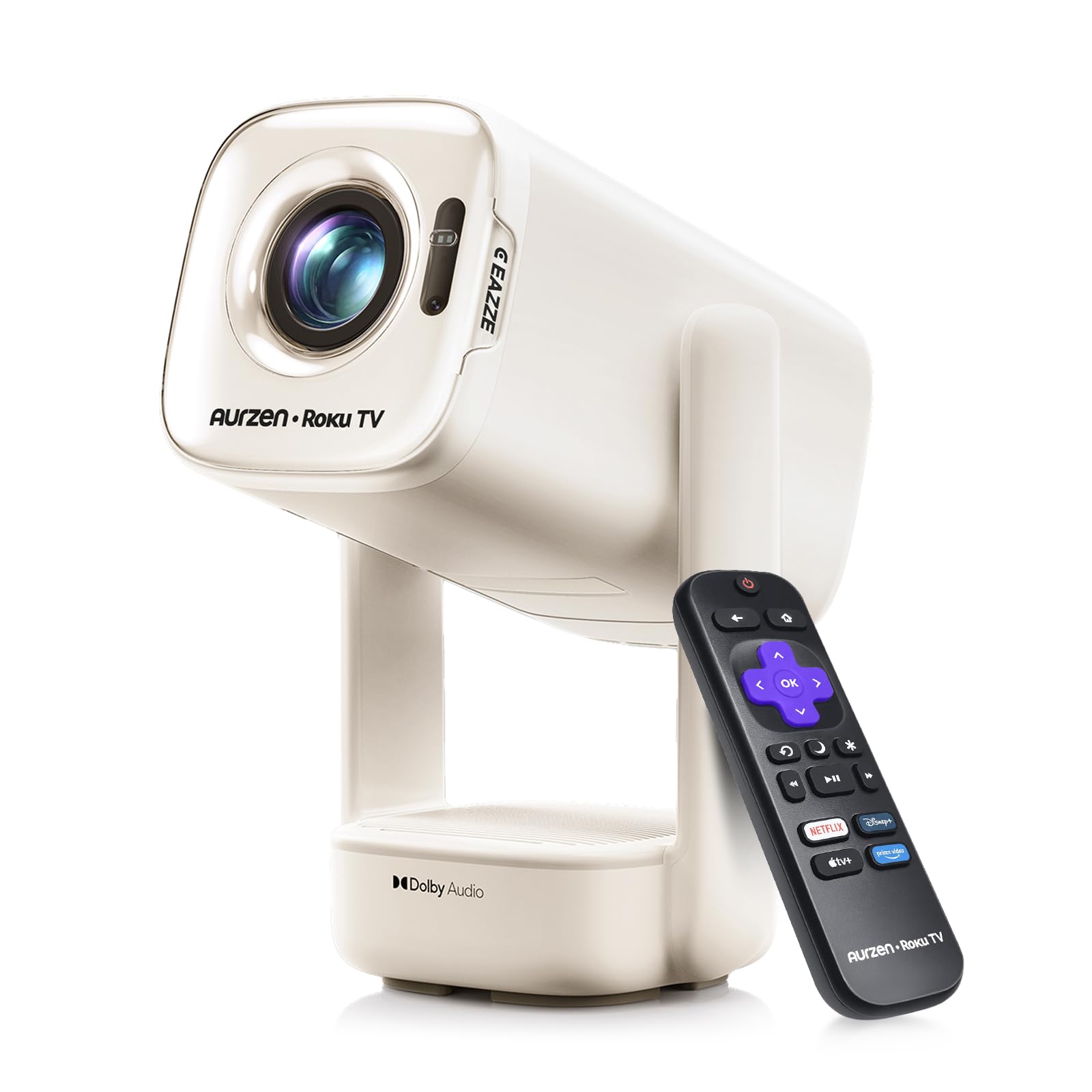 Portable Roku Smart Projector with 1080P & Dolby