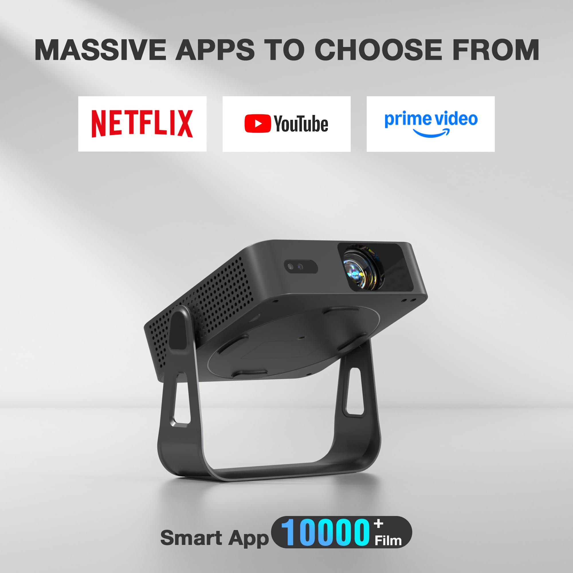 Smart Mini Projector with 1080P & 4K Support