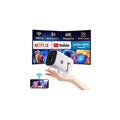 Portable 1080P Smart Projector with WiFi & Bluetooth