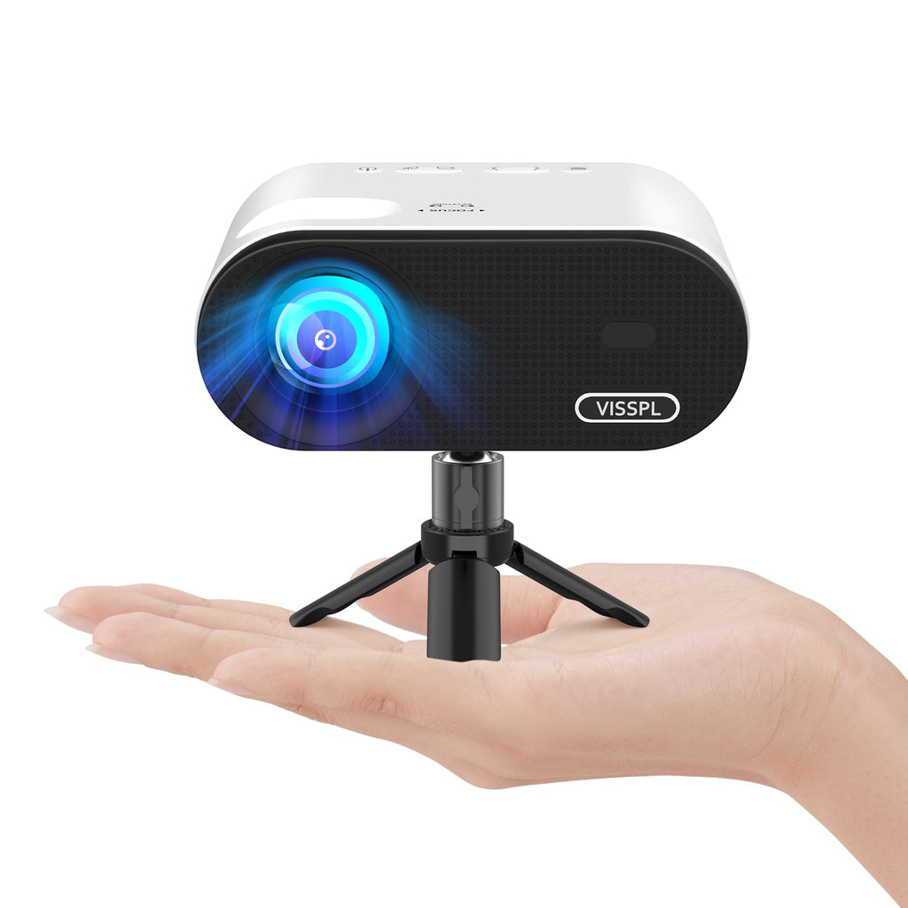 Portable Full HD Mini Projector with Tripod Stand