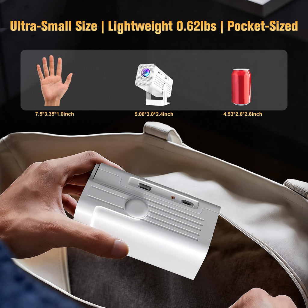 Portable Smart Projector with Android 11 & 4K Support