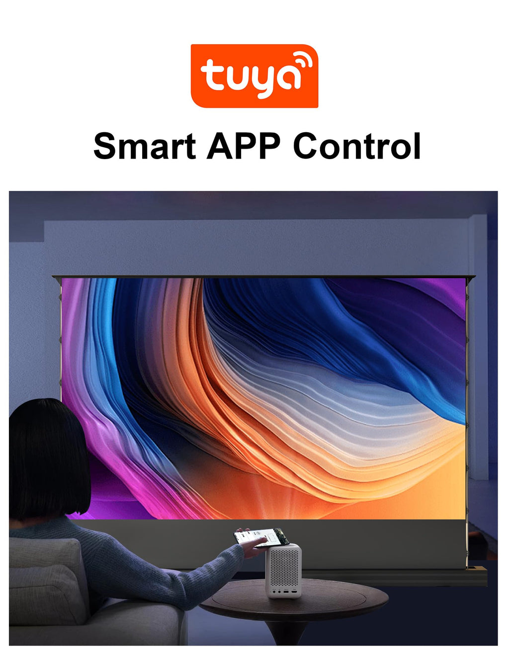 IN&VI Motorized Floor Rising Projector Screen