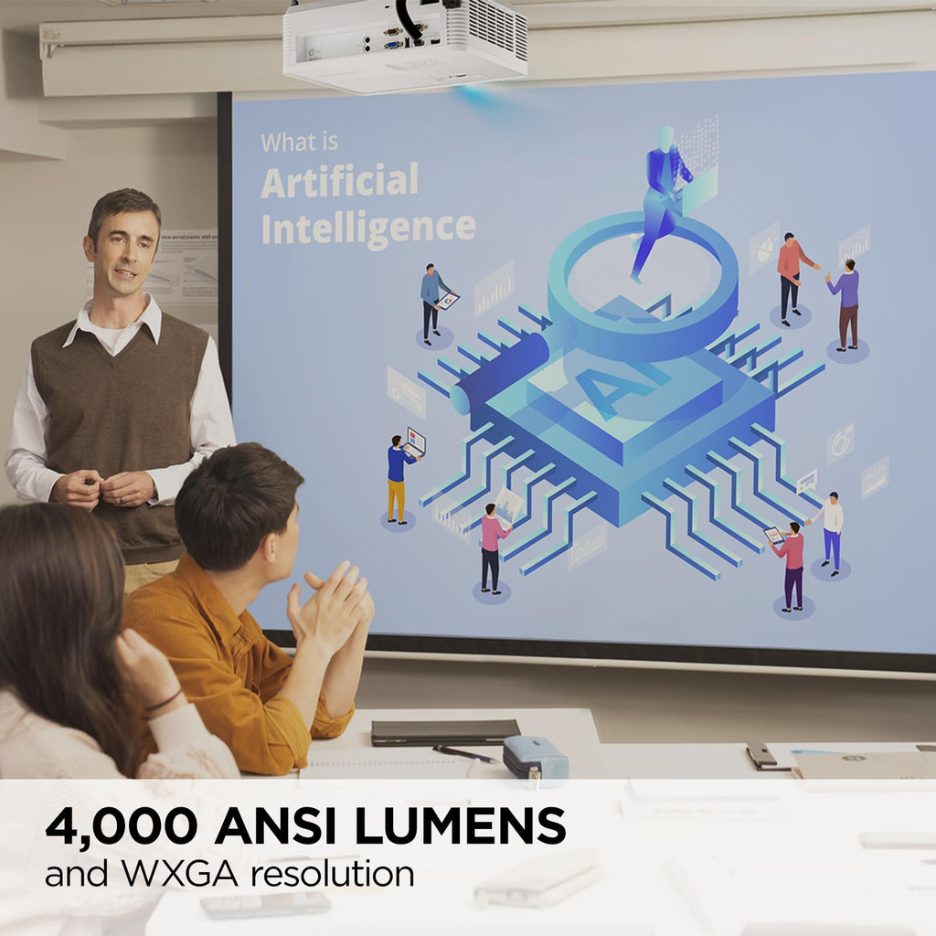 Short Throw XGA Projector with HDMI & 4000 Lumens