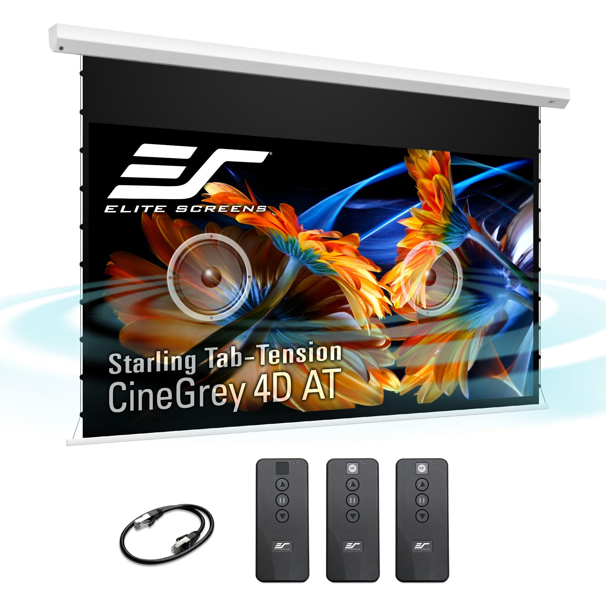 Sound Transparent Projector Screens