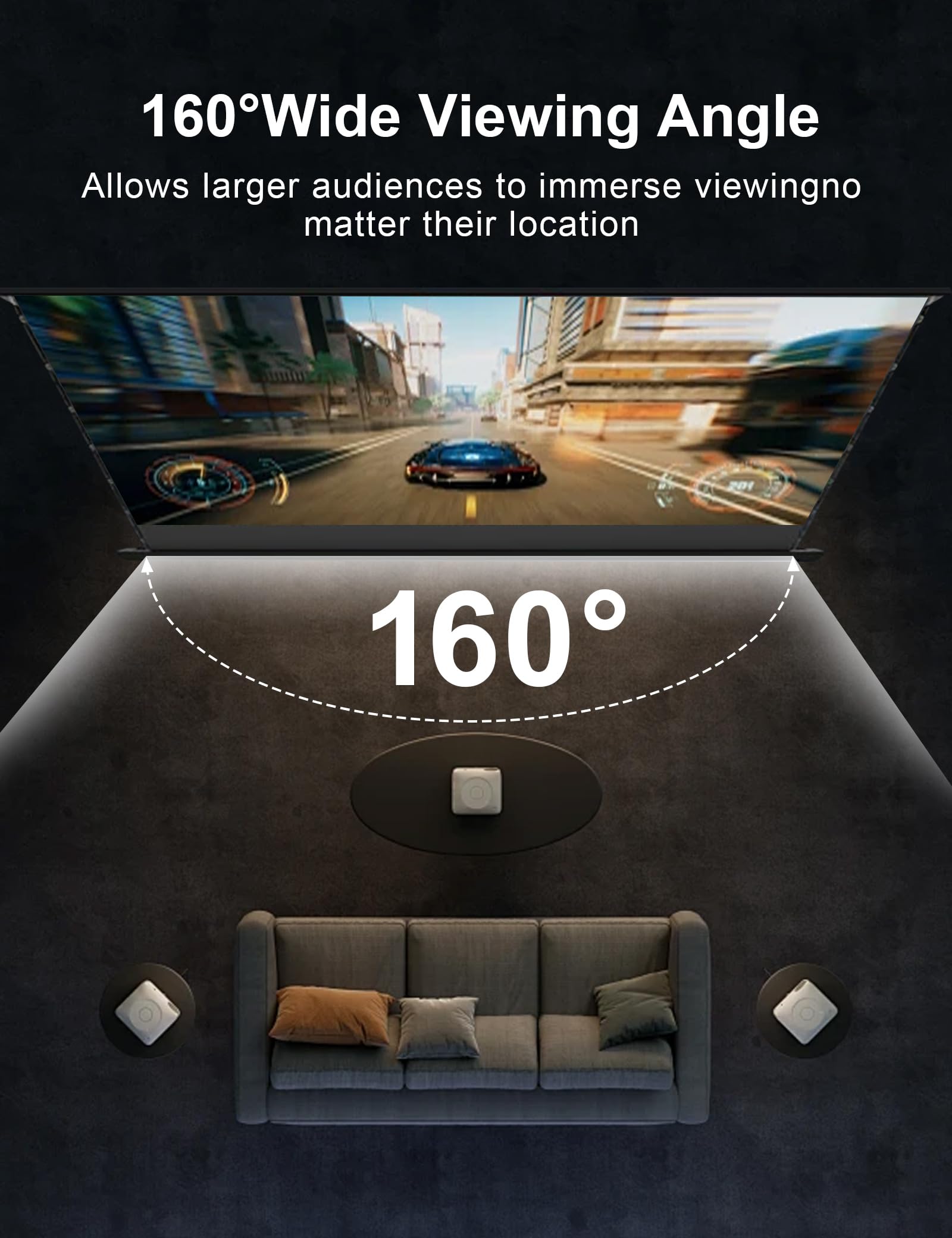 IN&VI Motorized Floor Rising Projector Screen