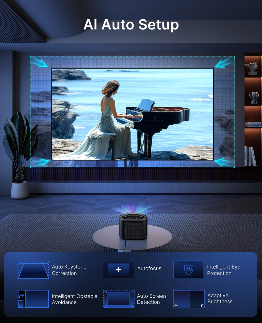 NexiGo Portable Projector Variation