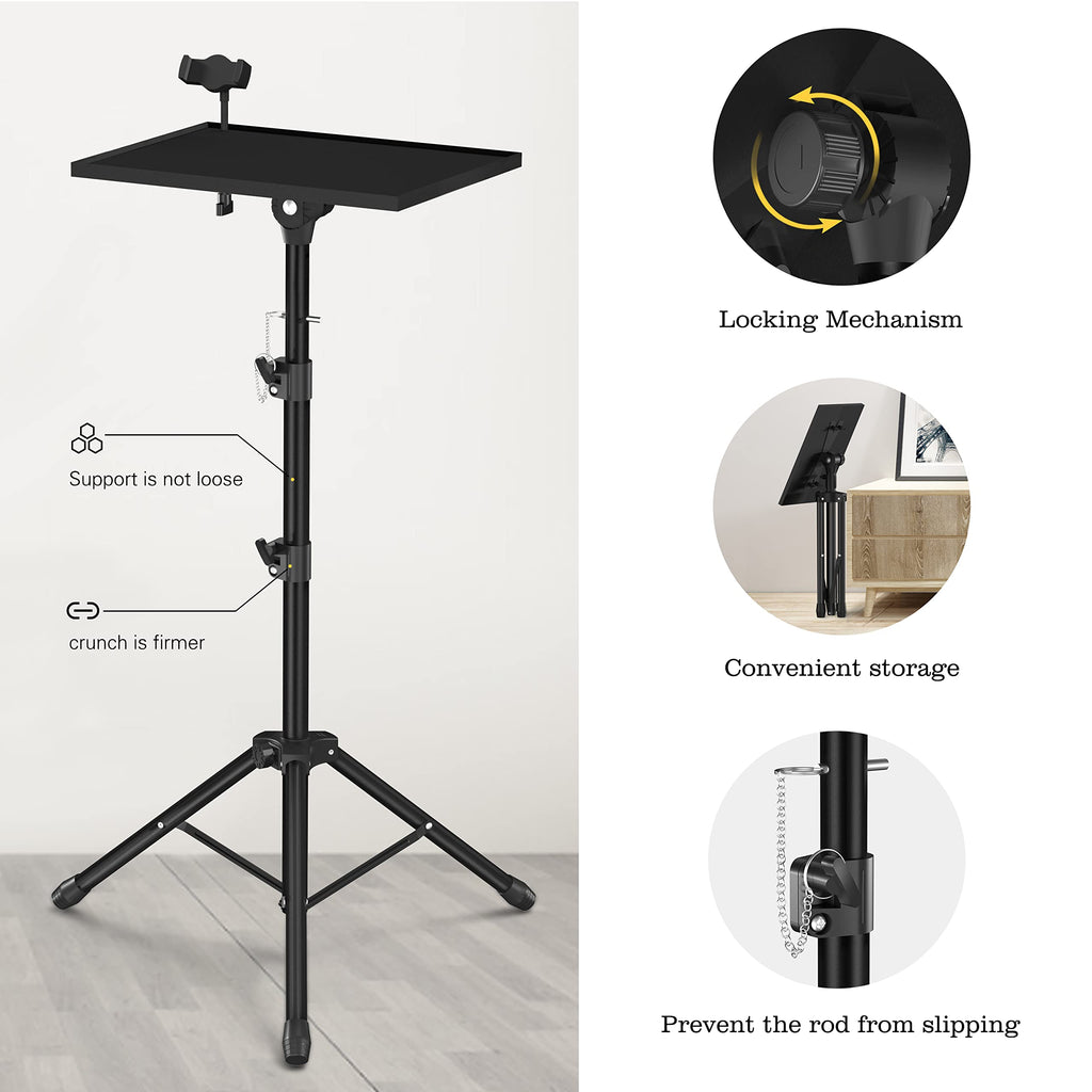 Adjustable Projector Tripod Stand for Indoor & Outdoor Use