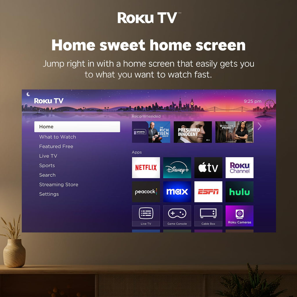 Portable FHD Smart Projector with 4K Support & Dolby Audio