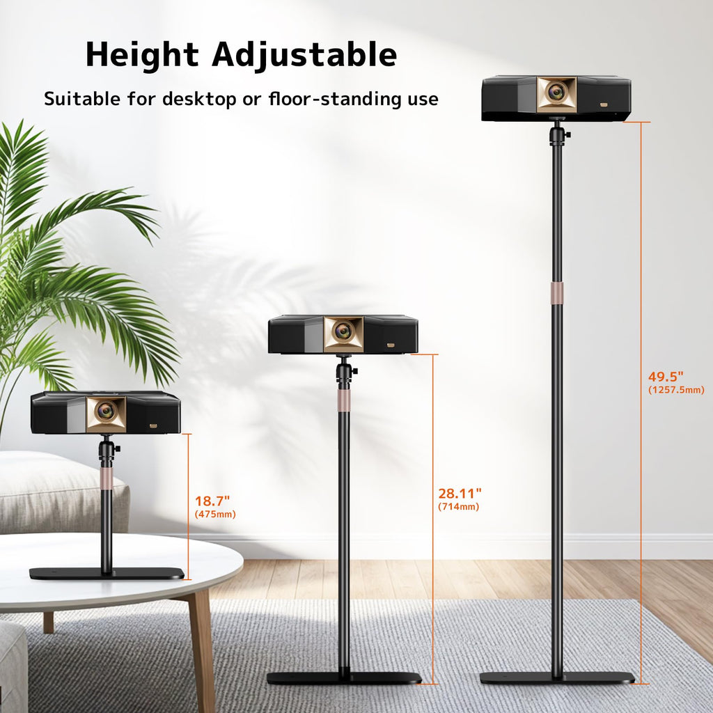 Height Adjustable 360° Rotating Universal Projector Stand