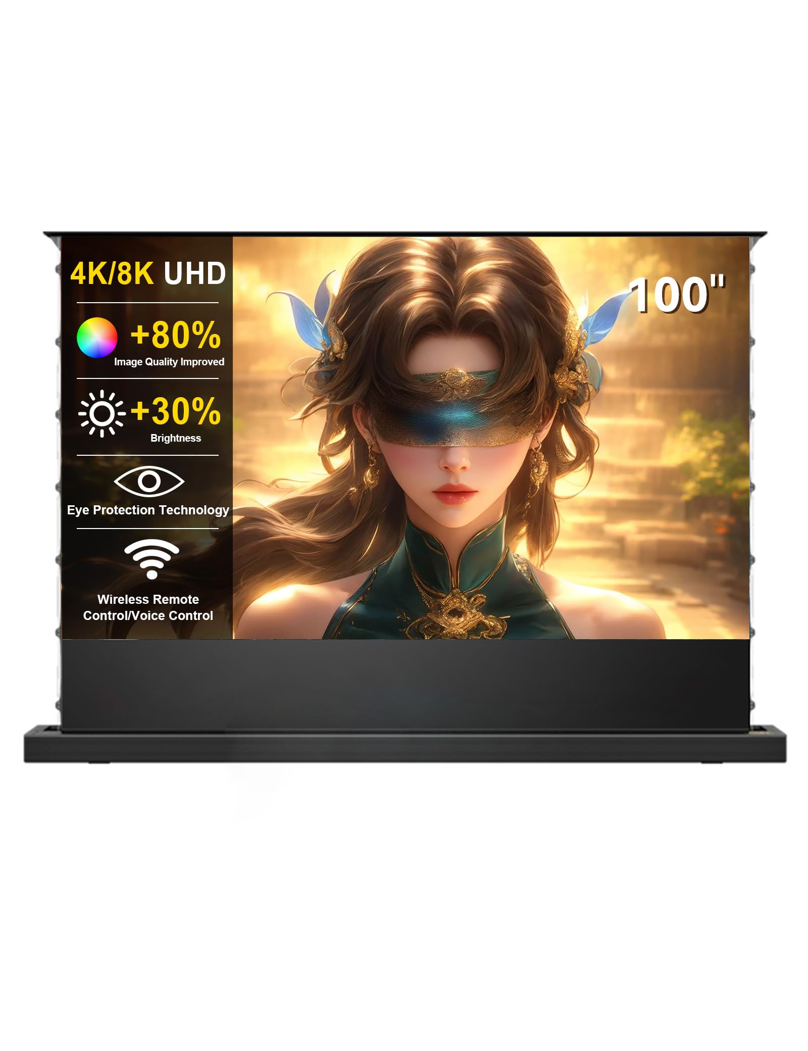 IN&VI Motorized Floor Rising Projector Screen
