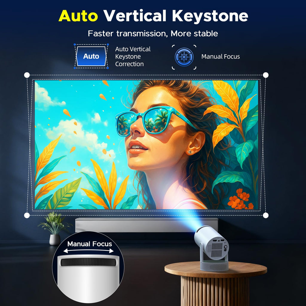 Mini Projector with WiFi and Bluetooth