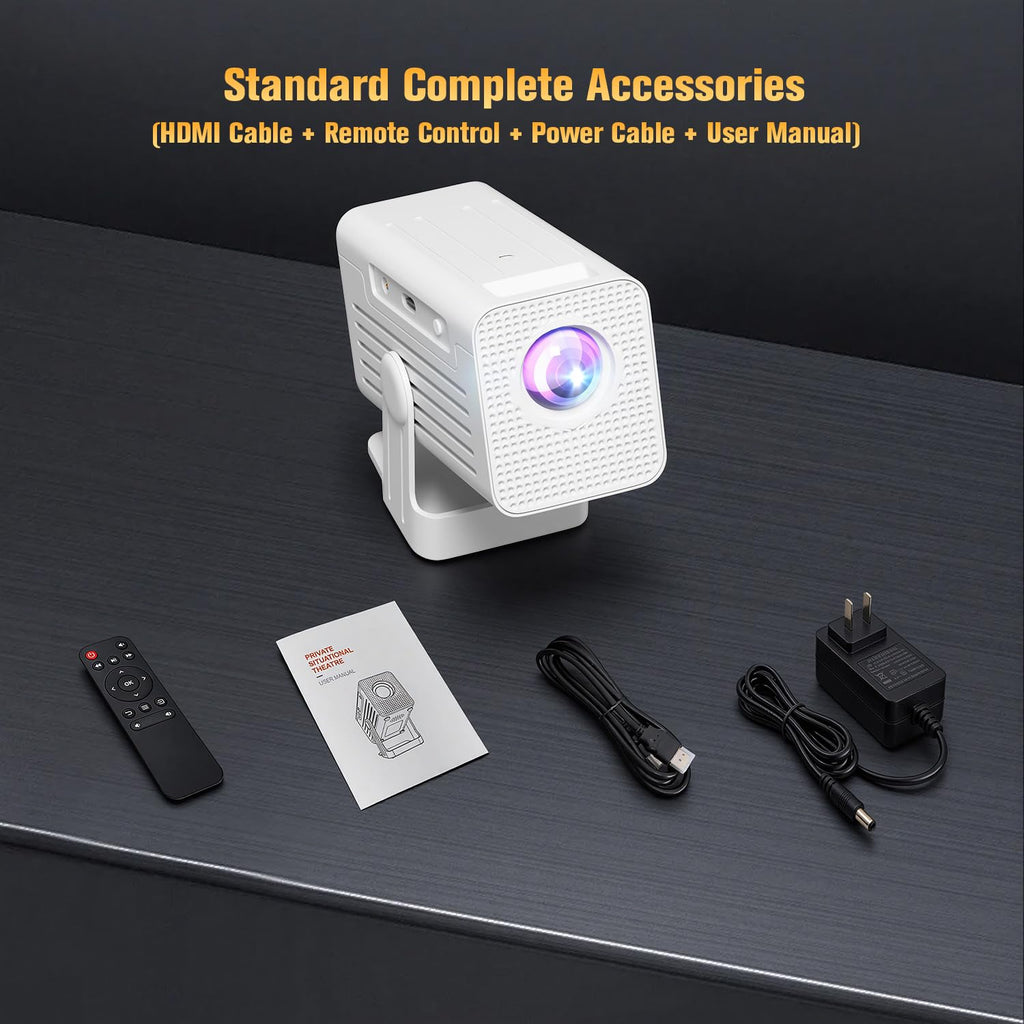 Portable Smart Projector with Android 11 & 4K Support