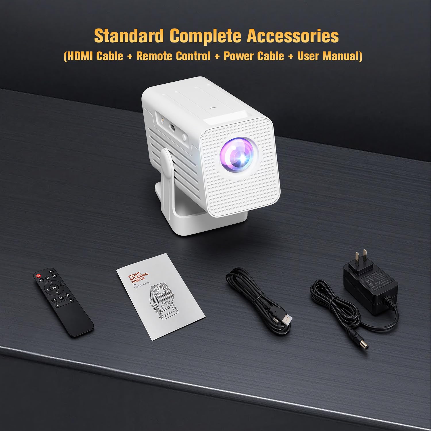Portable Smart Projector with Android 11 & 4K Support