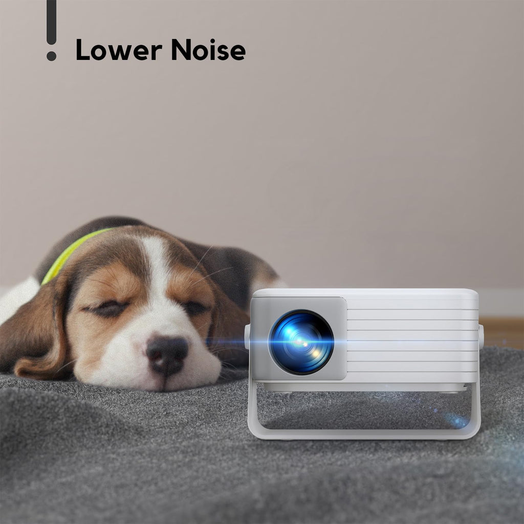 Portable 1080P Mini Projector with WiFi & Bluetooth