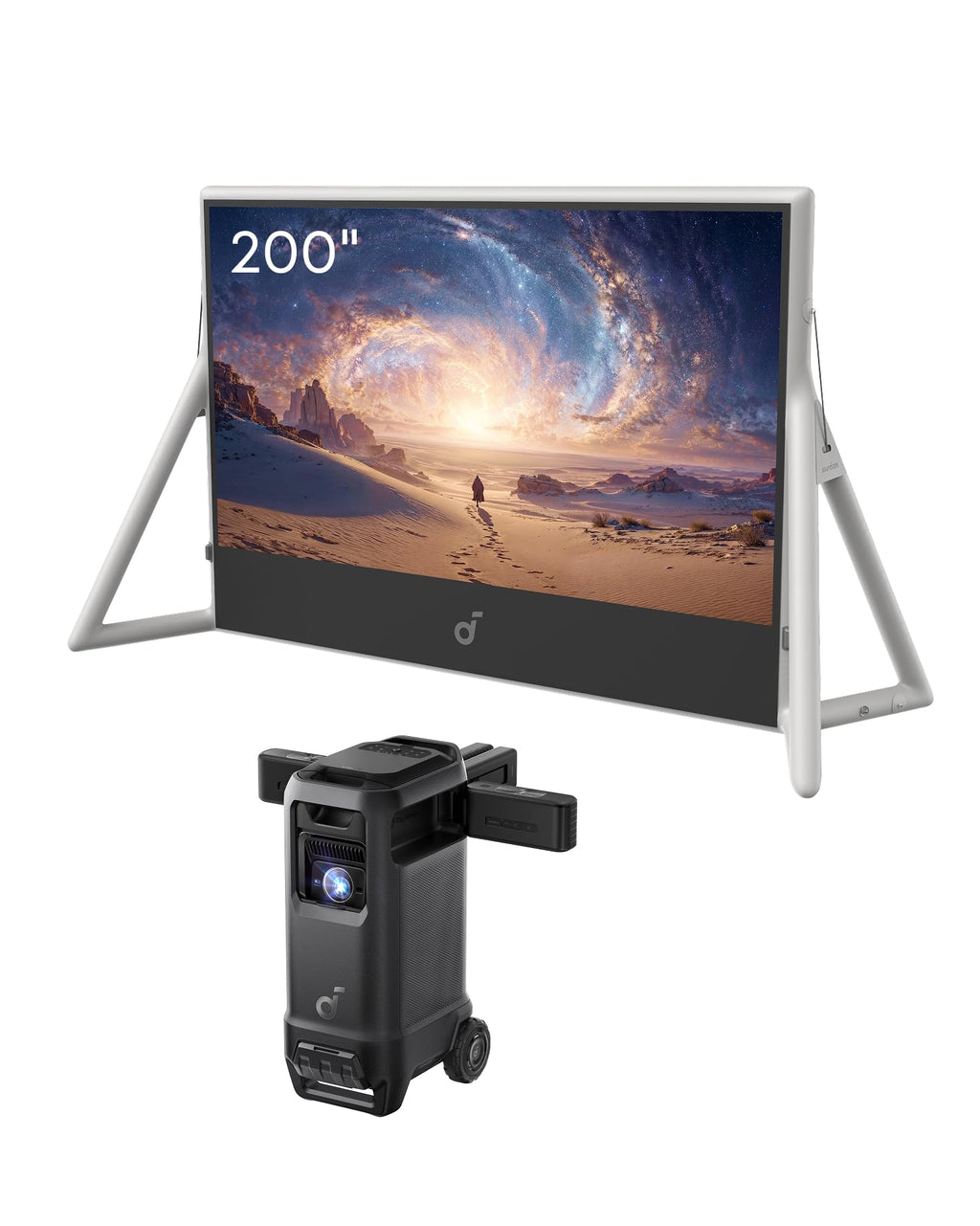 Portable 4K Smart Laser Projector with Triple Laser