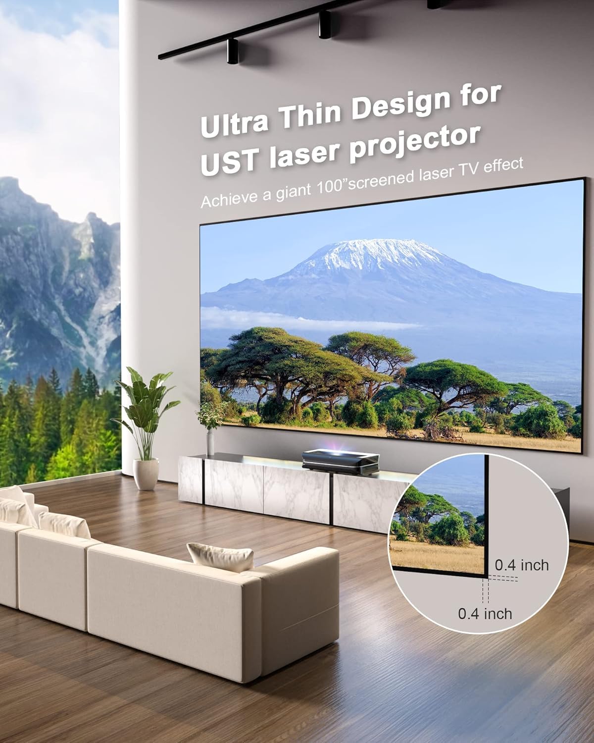 4K Ultra Short Throw Laser Projector