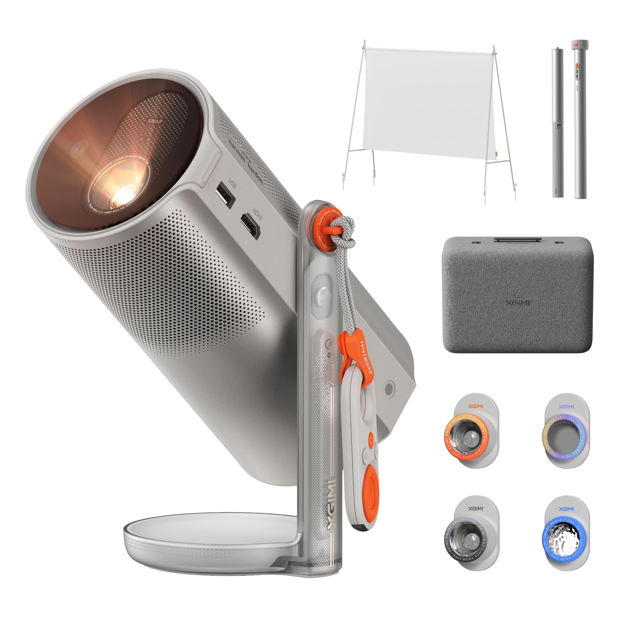 Portable Laser Projector with Google TV & Netflix