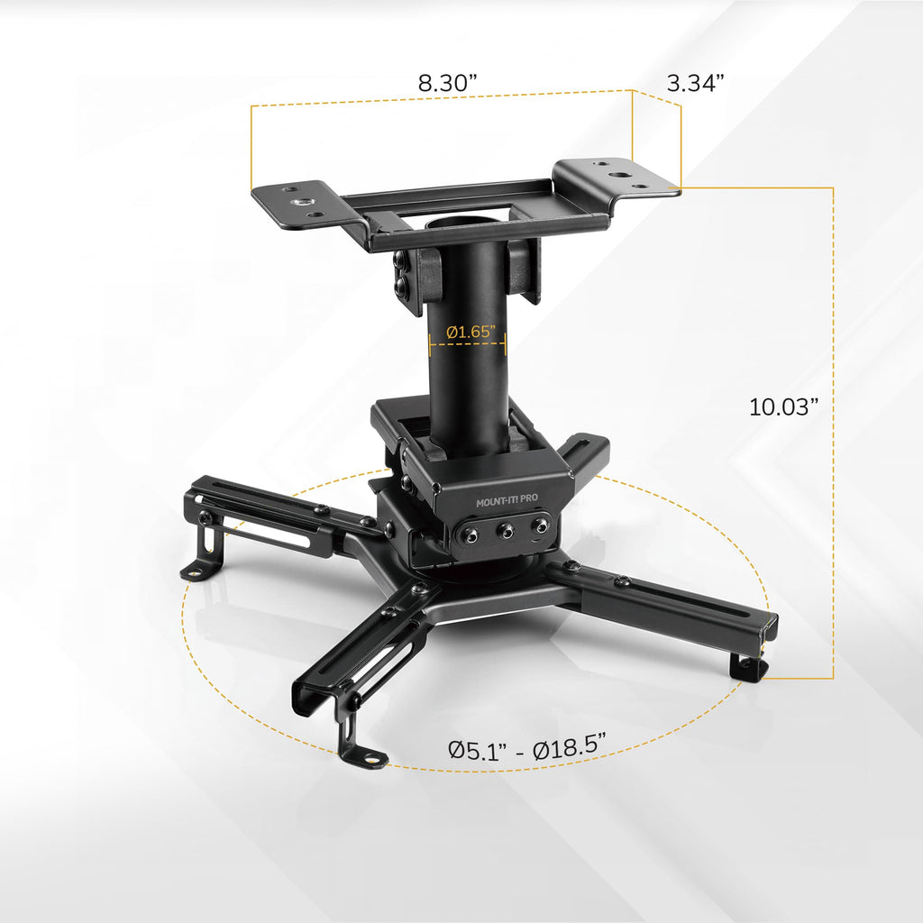 Heavy-Duty Commercial Projector Ceiling Mount Bracket