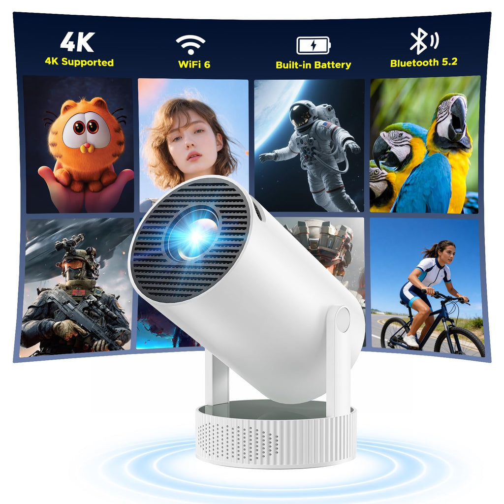 Mini Projector with WiFi and Bluetooth
