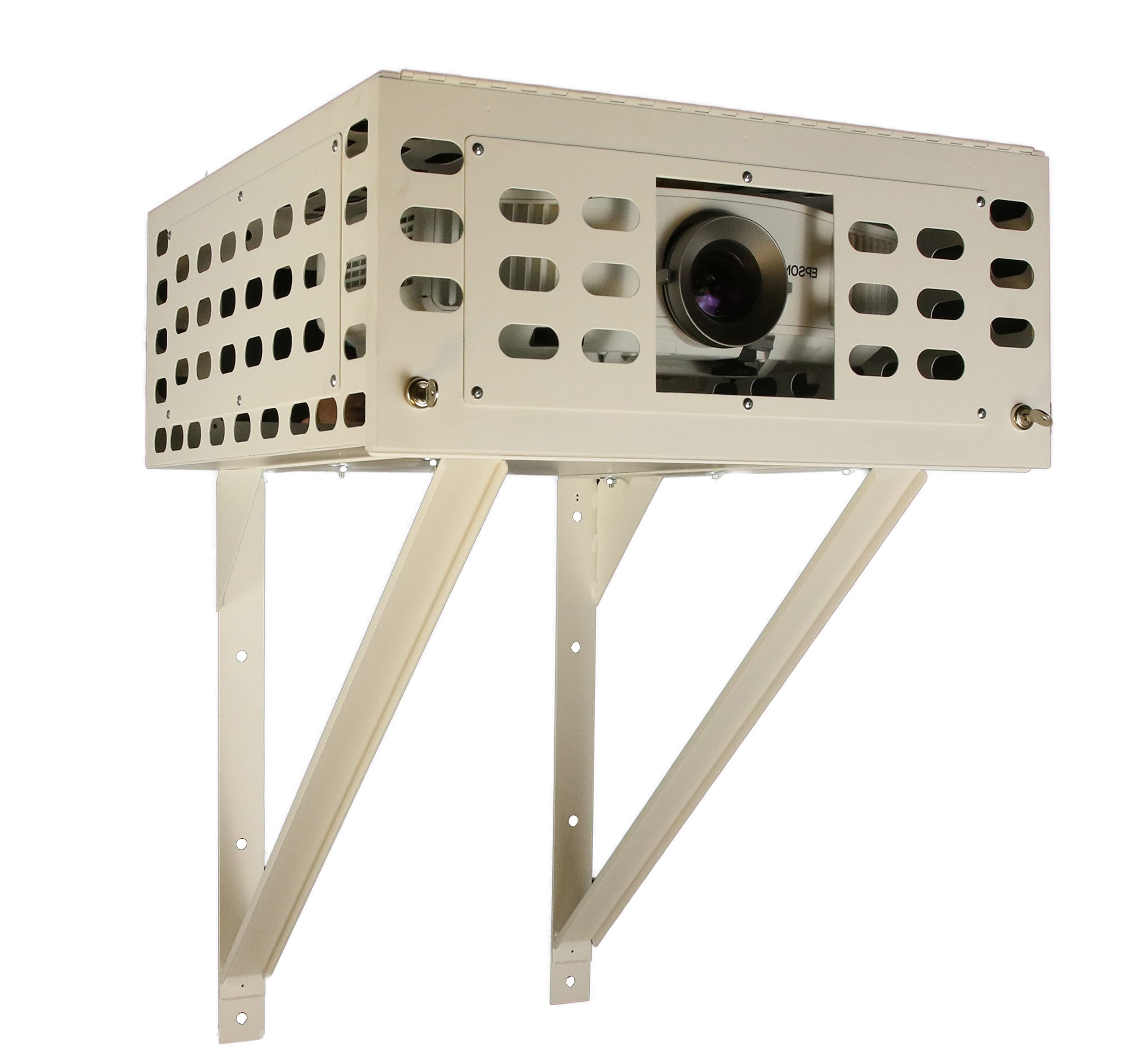 Projector Security Cage with Wall Mount Brackets