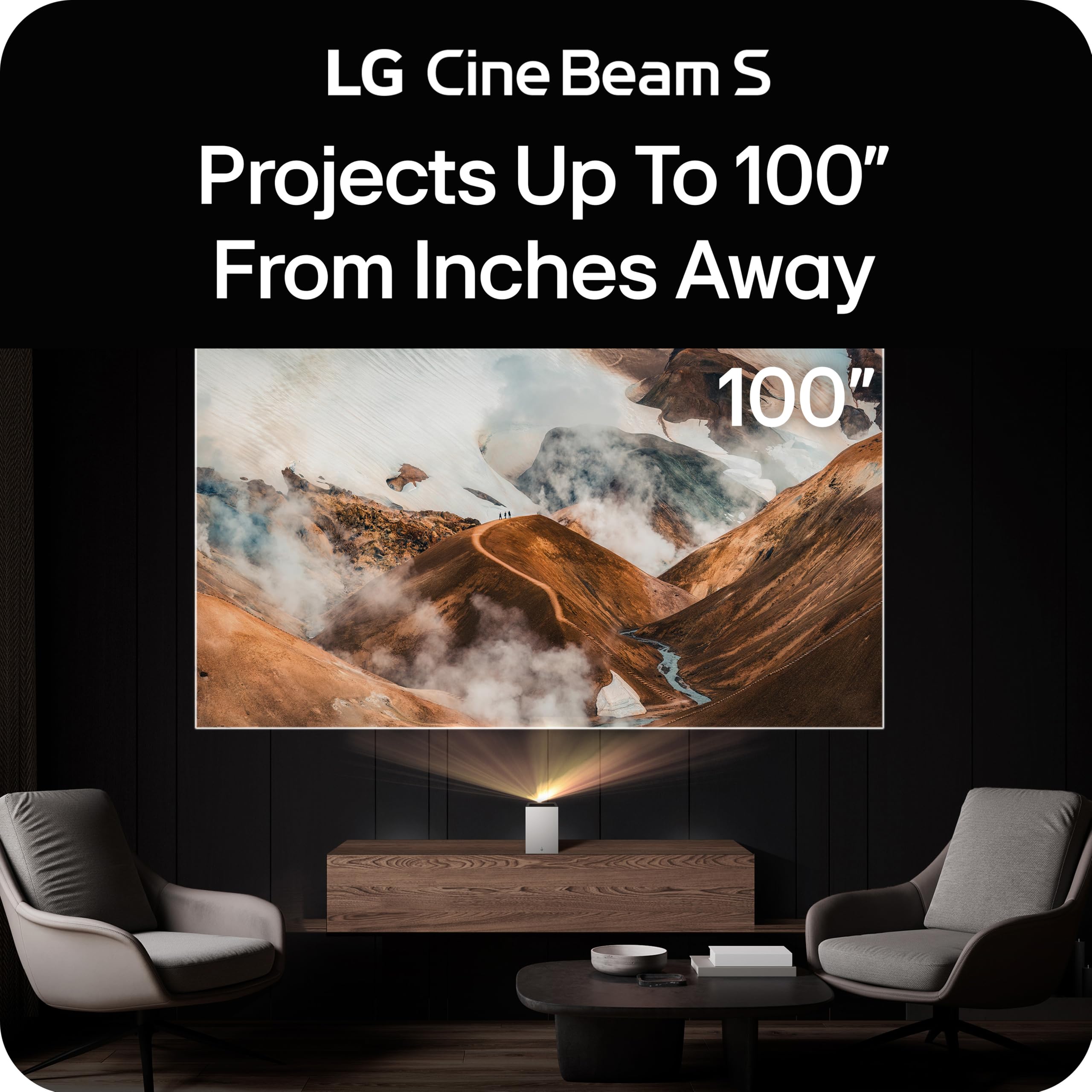 4K Ultra Short Throw Smart Projector with Dolby Atmos
