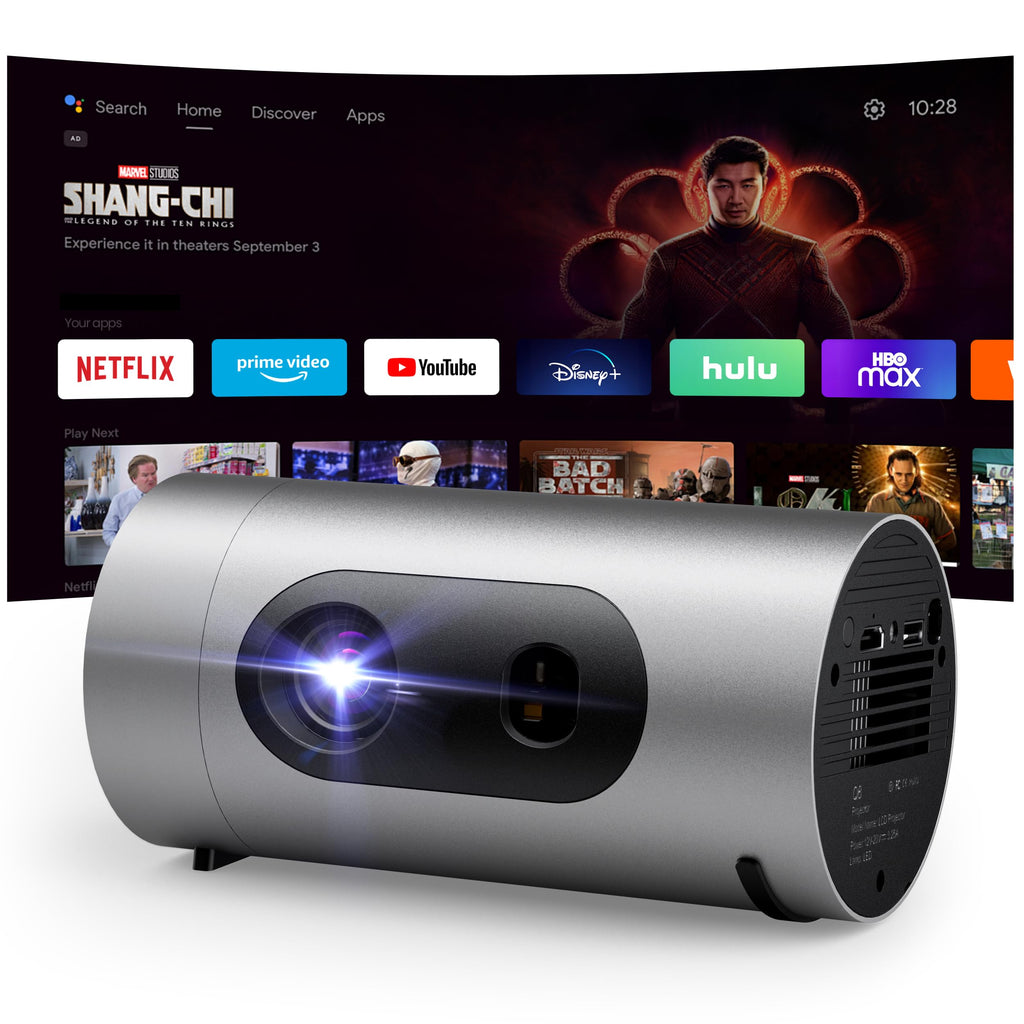 Smart FHD Projector with Android 14 & Auto Focus