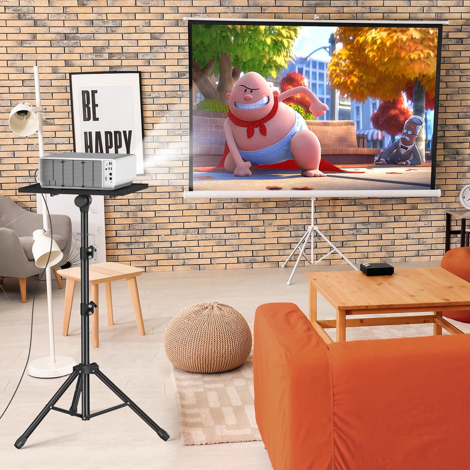 Adjustable Projector Tripod Stand for Indoor & Outdoor Use