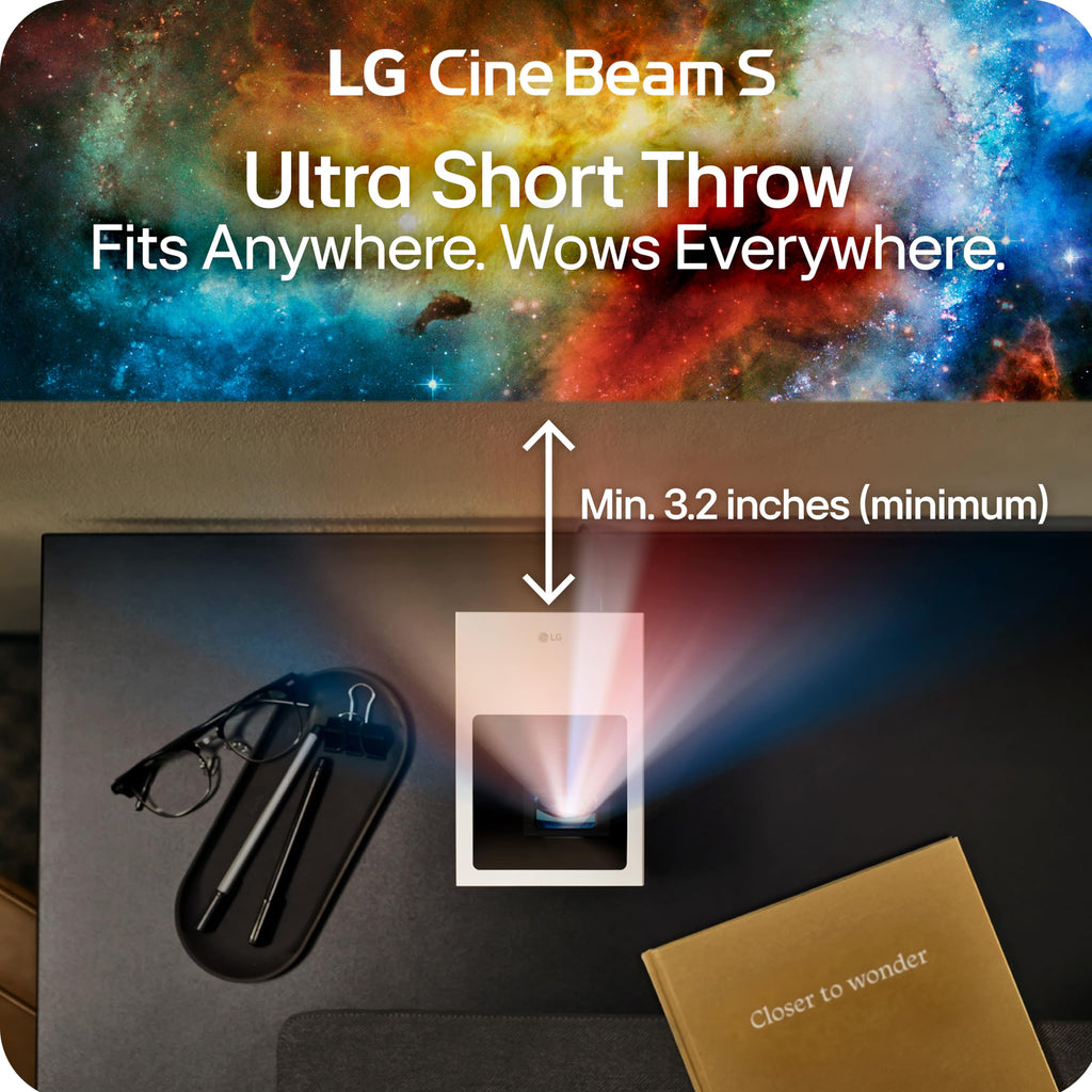 4K Ultra Short Throw Smart Projector with Dolby Atmos