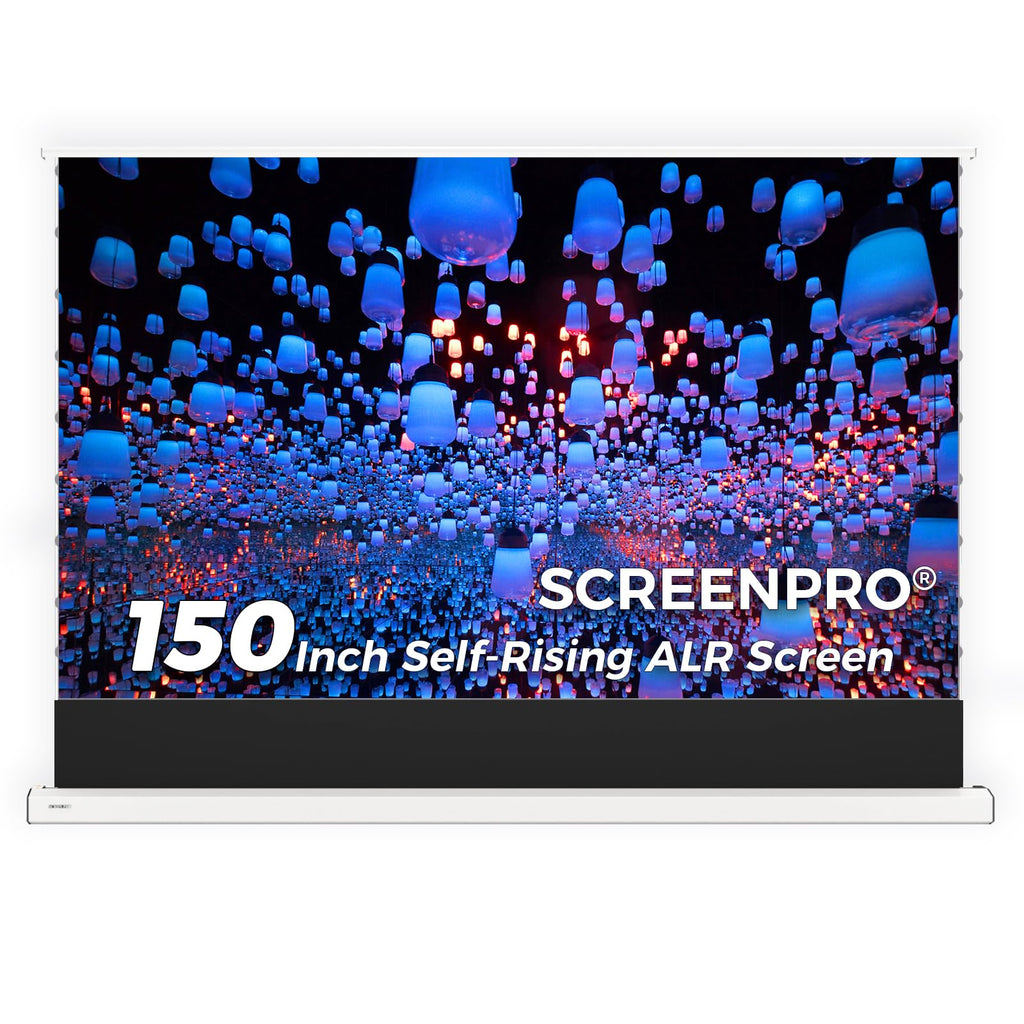 Motorized Floor Rising ALR Projector Screen for 4K