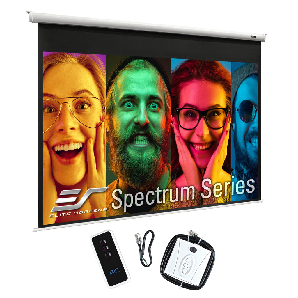 Motorized 4K Projection Screen with Remote Control