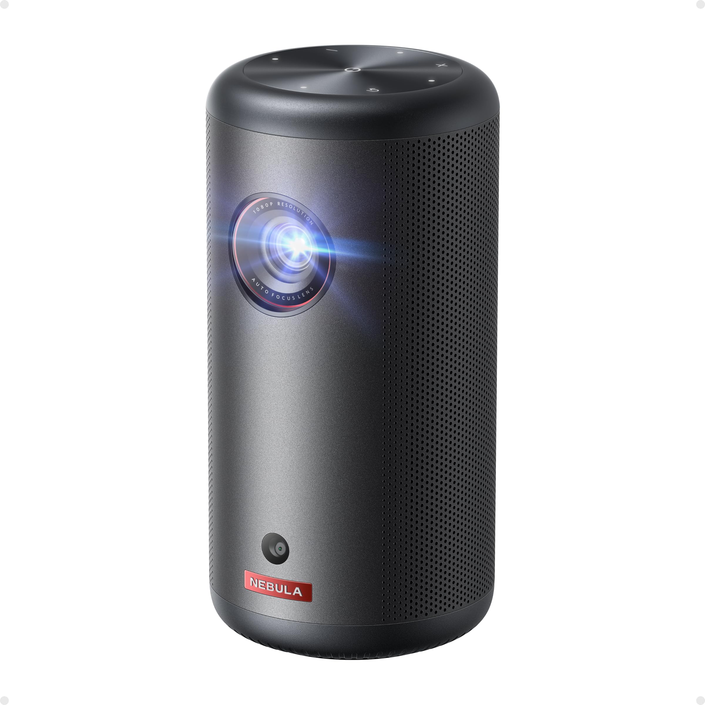 Portable Mini Projector with 360° Surround Sound