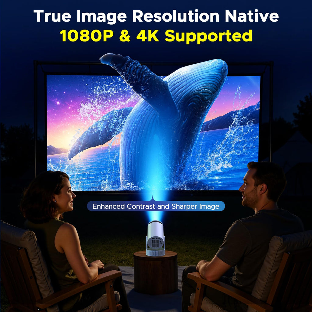 Mini Projector with WiFi and Bluetooth