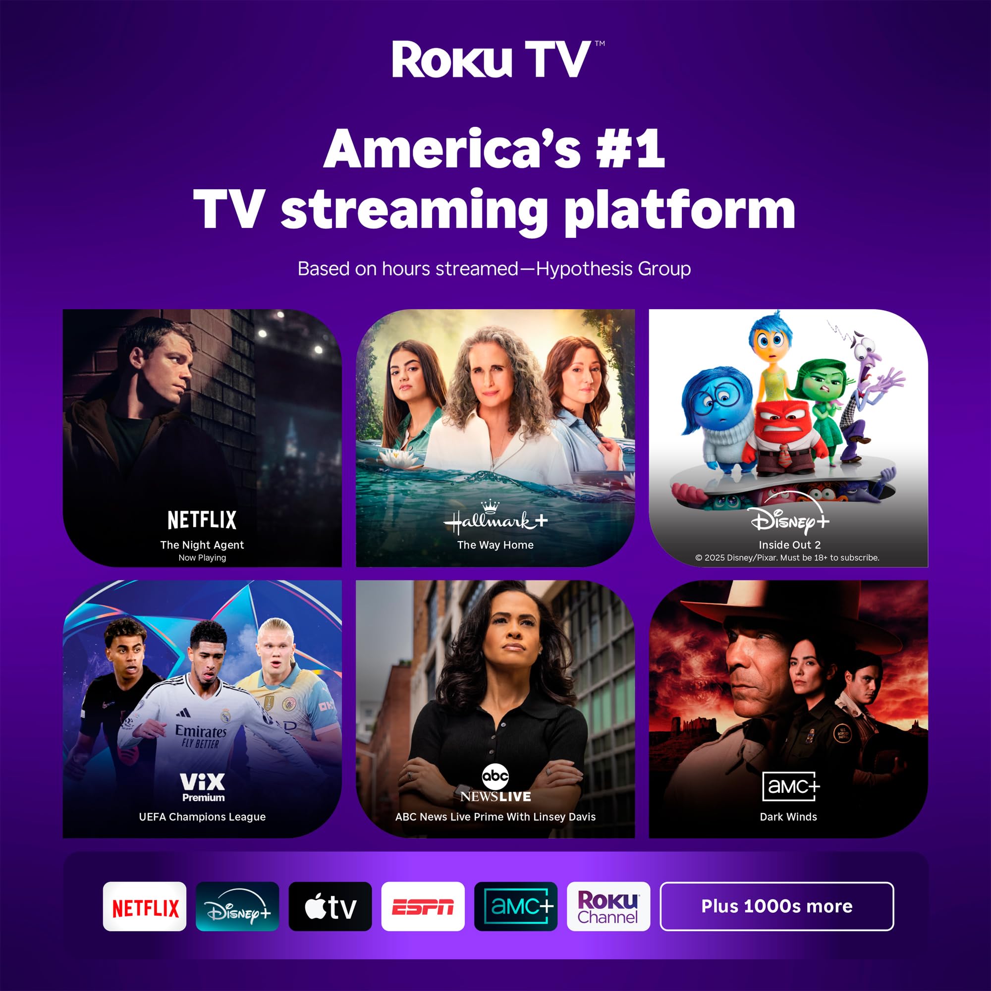Portable Roku Smart Projector with 1080P & Dolby