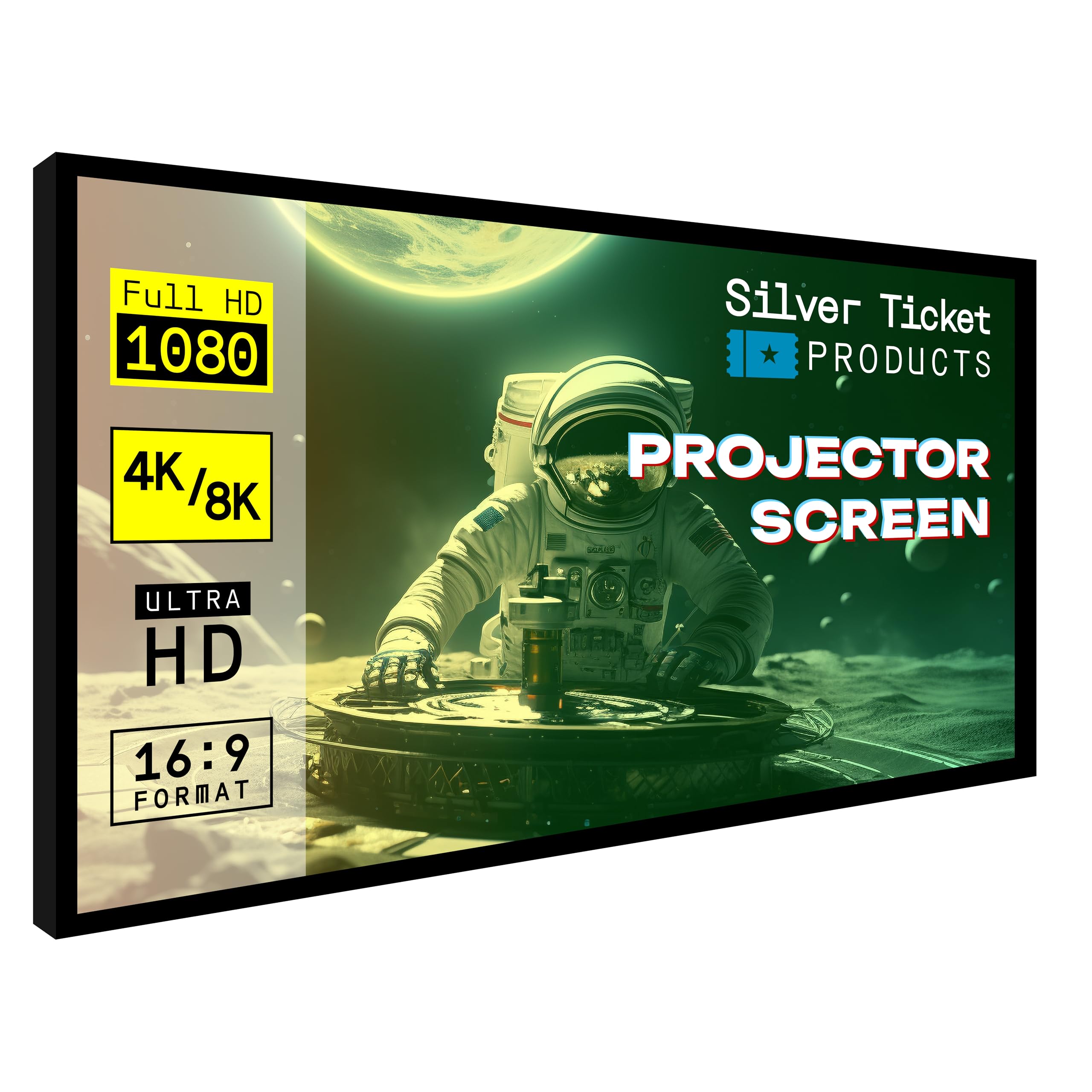 Fixed Frame 4K & 8K Home Theater Projection Screen