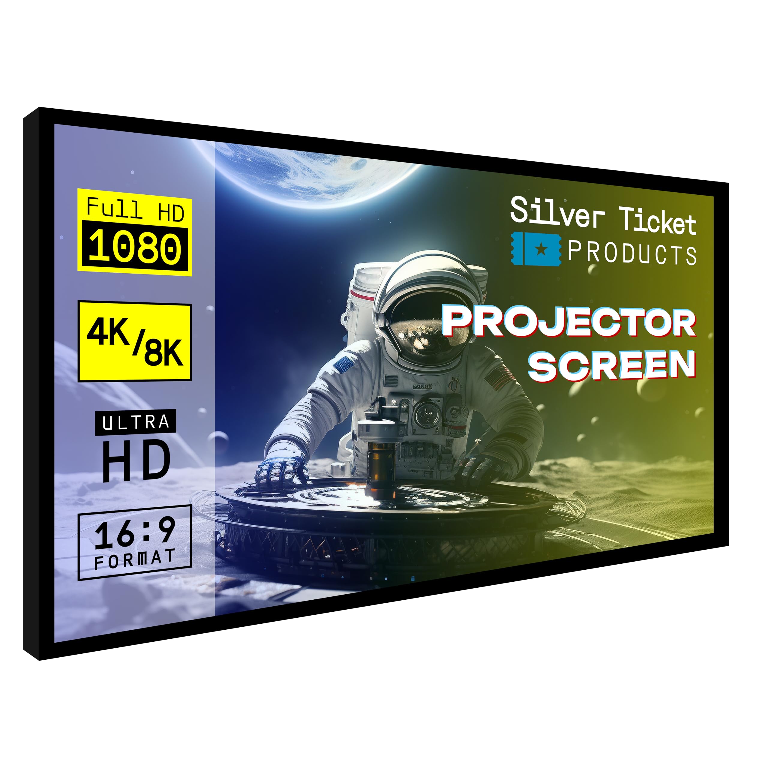 Fixed Frame 4K & 8K Home Theater Projection Screen