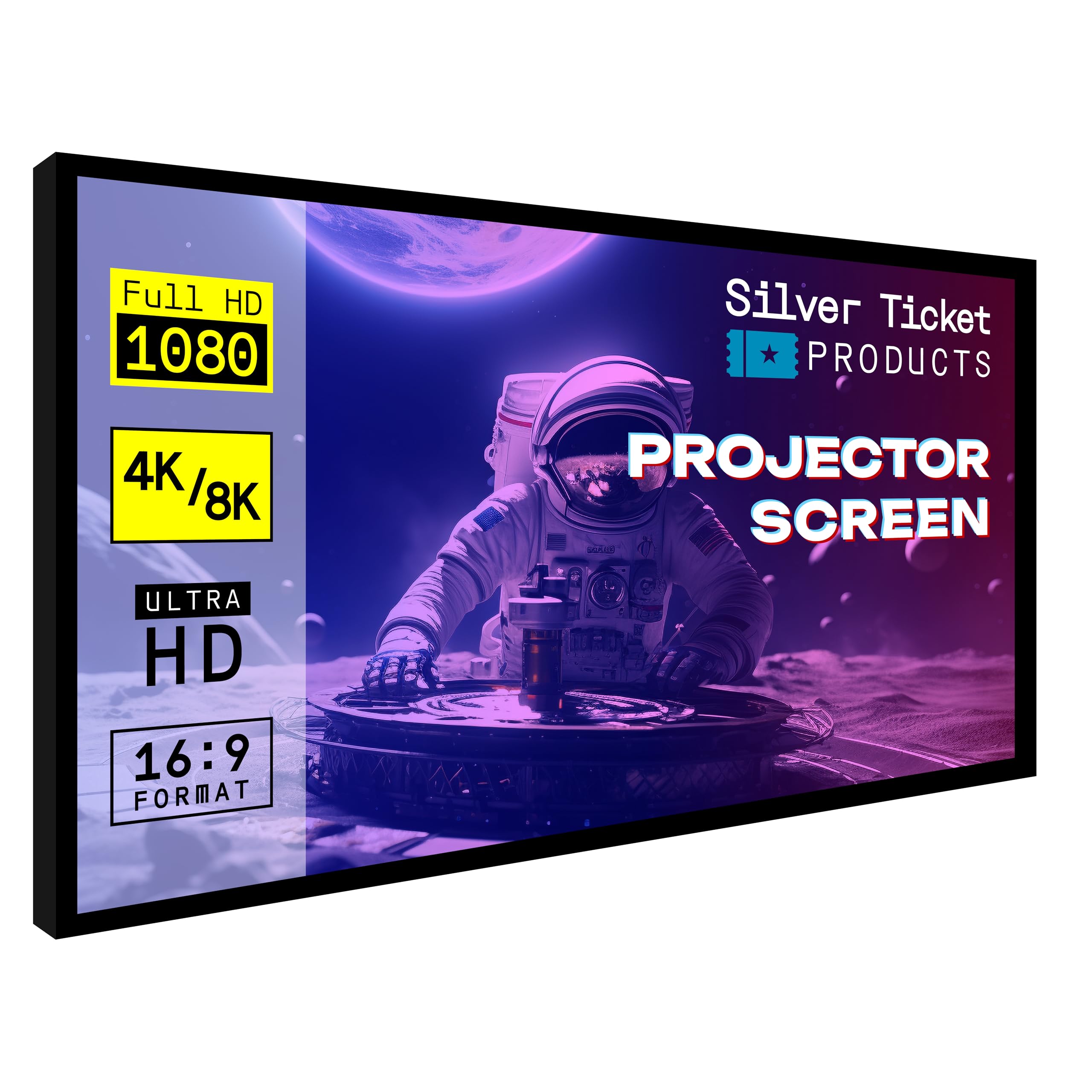 Fixed Frame 4K & 8K Home Theater Projection Screen
