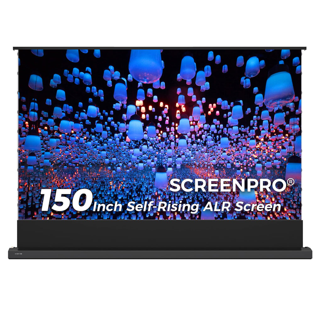 Motorized Floor Rising ALR Projector Screen for 4K