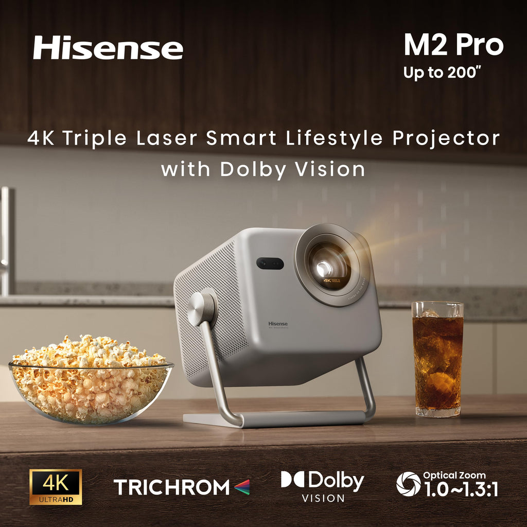 4K Triple Laser Portable Projector with Dolby Vision
